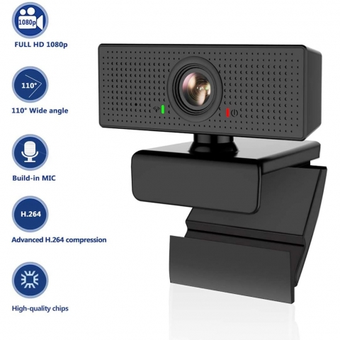 Beneno USB 1080P Full HD Webcam