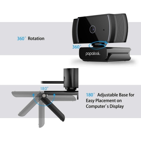 papalook USB 1080P Full HD Webcam