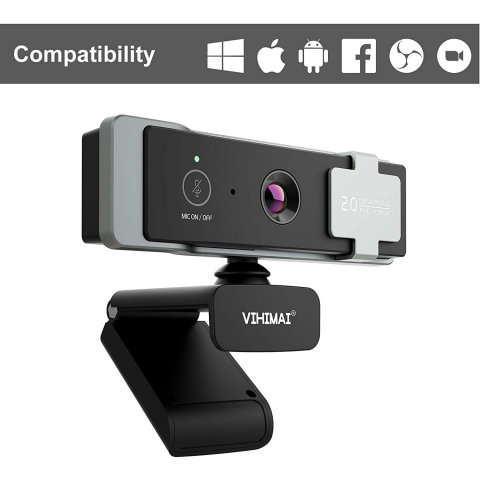 VIHIMAI USB 1080P Full HD Webcam