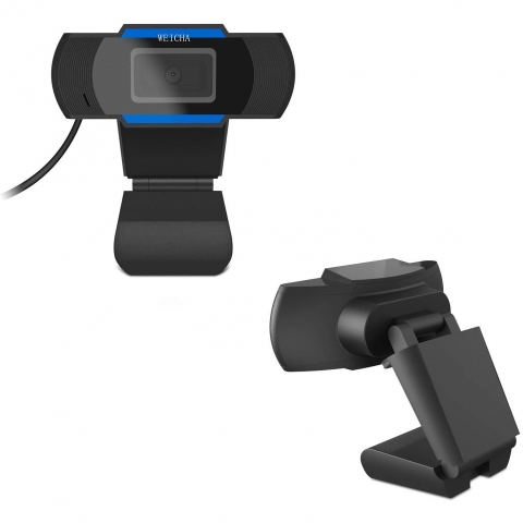 WEICHA 1080P HD Webcam  (Mavi)