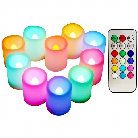 Tecke 10 Para Led Mum (Renkli)