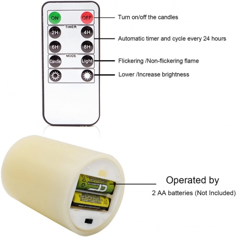 DRomance 6 Para Led Mum (Beyaz)