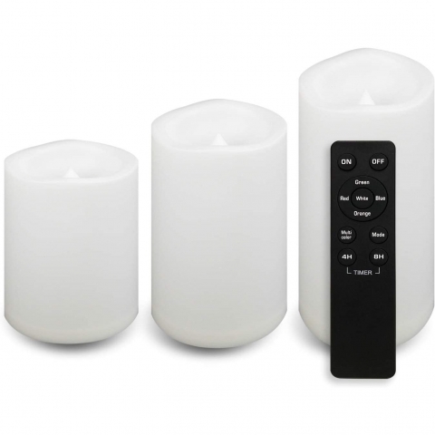 CANDLE CHOICE 3 Para Led Mum (Renkli)