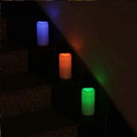 CANDLE CHOICE 3 Para Led Mum (Renkli)