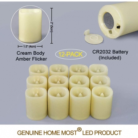 HOME MOST 12 Adet Led Orta Boy Mum Set