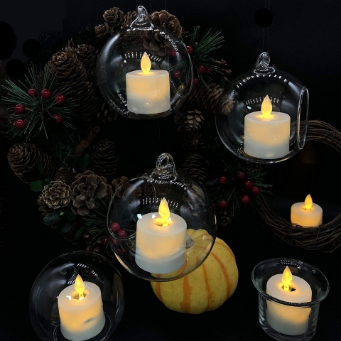 Global Candles 6 Adet Mini Led Mum