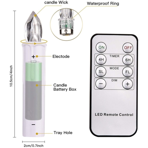 JOSU 12 Para Led Mum (Beyaz)