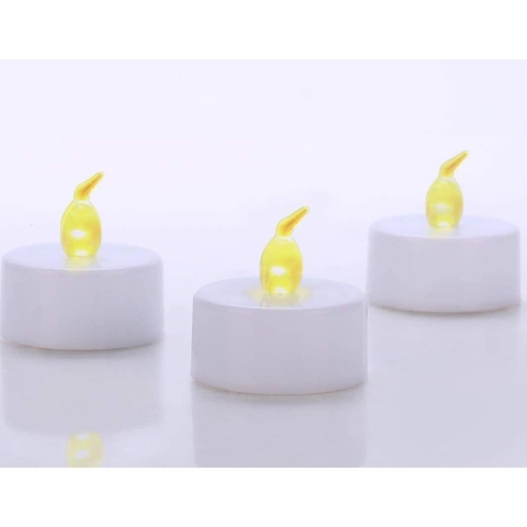 HANZIM Battery Tea Lights, 50 Pack LED Tea Light Candles 100 Hour