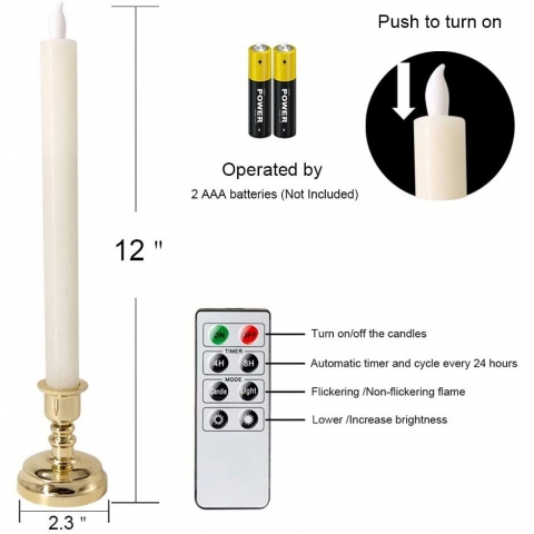 DRomance 6 Para amdan Led Mum