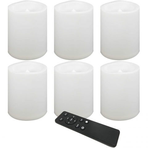 CANDLE CHOICE 6 Adet Led Mum (10 cm)