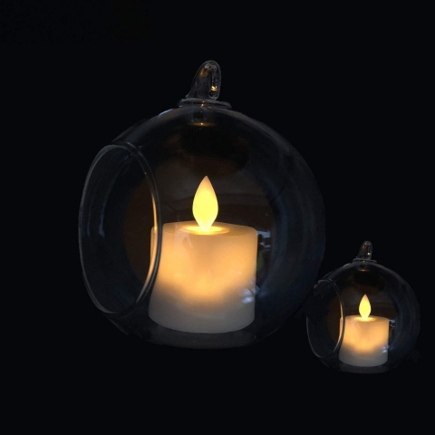 Burning Sister Yeniden arj Edilebilir Led Tea Lights (12 Adet)