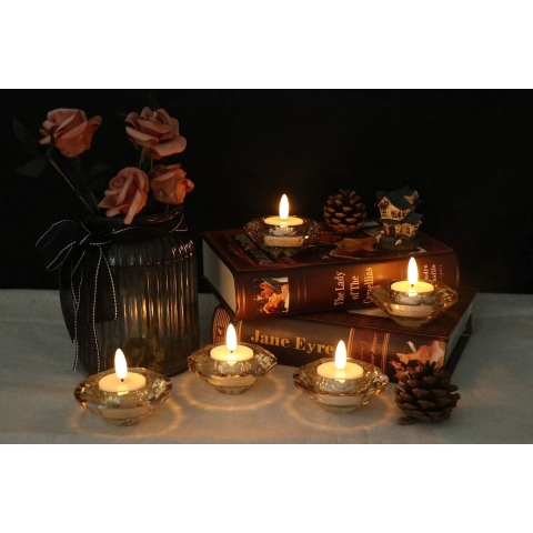 Wondise LED Tealight Mum (6 Adet)