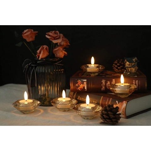 Wondise LED Tealight Mum (6 Adet)