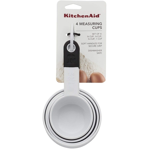 KitchenAid Plastik l Ka Seti (4 Para)(Beyaz)