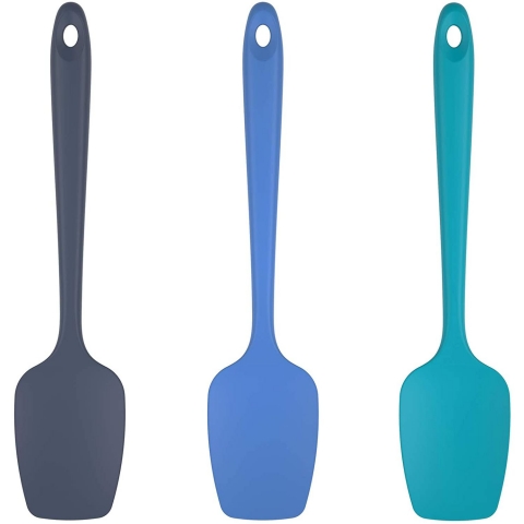 U-Taste Silikon Spatula Set (3 Para) (Mavi)