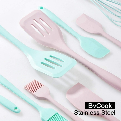 BvCook Silikon Spatula Seti (5 Para) (Mavi)