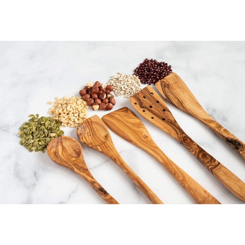 Thirteen Chefs Ahap Spatula Set (5 Para) (Kahve)