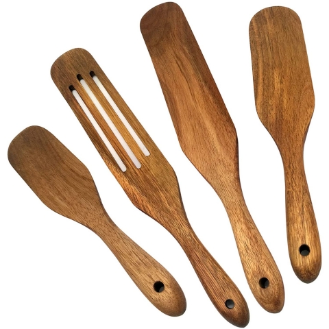 UPTRUST Ahap Spatula Set (4 Para) (Kahve)