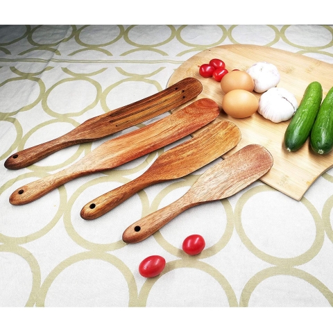 UPTRUST Ahap Spatula Set (4 Para) (Kahve)