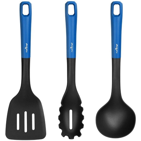 NutriChef Silikon Spatula Seti (3 Para)