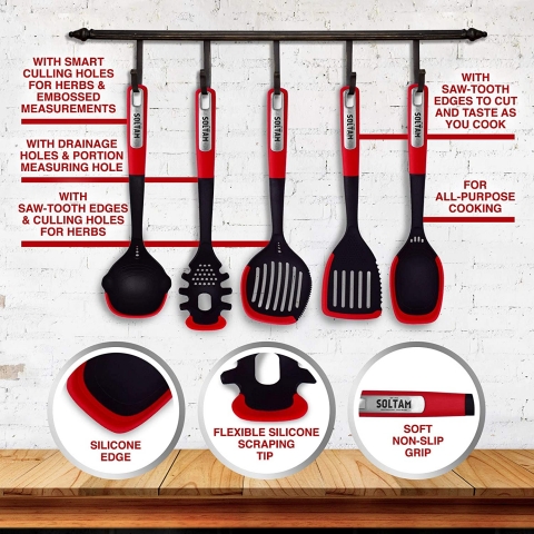 Soltam Professional Cookware Silikon Mutfak Gereleri (5 Para)