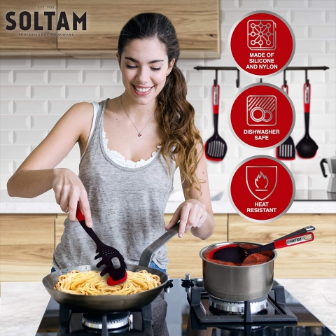 Soltam Professional Cookware Silikon Mutfak Gereleri (5 Para)