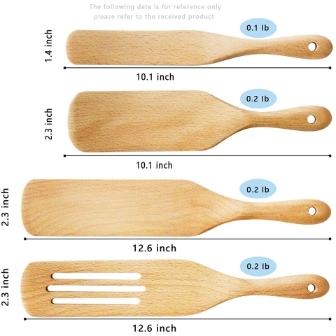 Moliy Ahap Spatula Seti (4 Para) (Kahve)