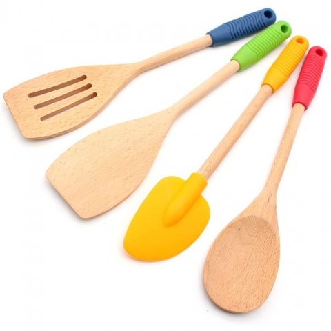 WANLIAN Ahap Spatula Seti (4 Para) (Renkli)