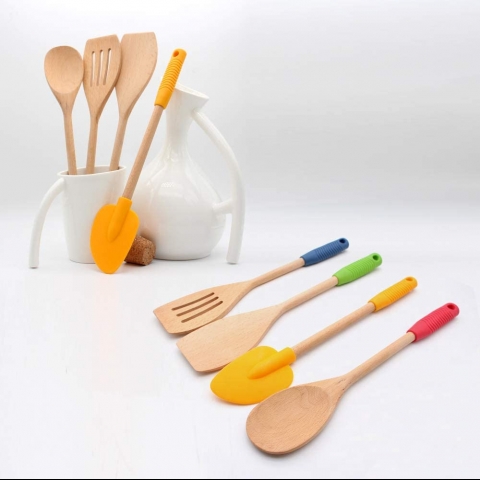 WANLIAN Ahap Spatula Seti (4 Para) (Renkli)