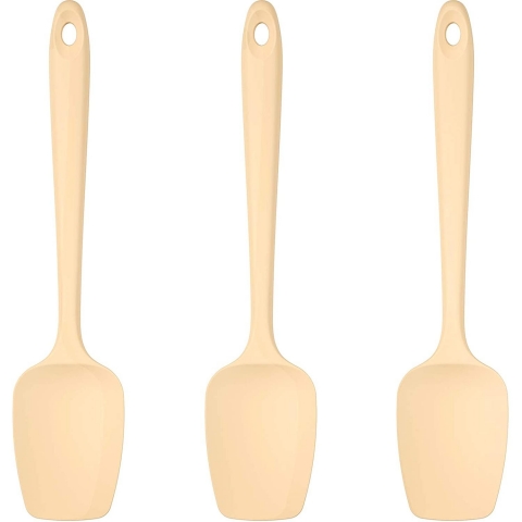 U-Taste Silikon Spatula Seti (Bej)(3 Adet)