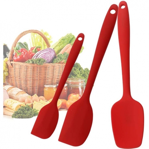 MOACC Silikon Spatula Set (Krmz)(4 Adet)