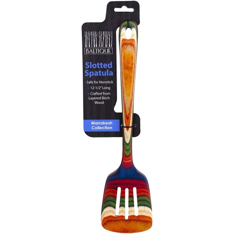 Totally Bamboo Ahap Delikli Spatula (Renkli)