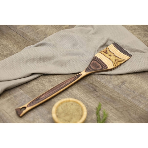 Island Bamboo Pakkawood Spatula Seti (4 Para)(Gri)