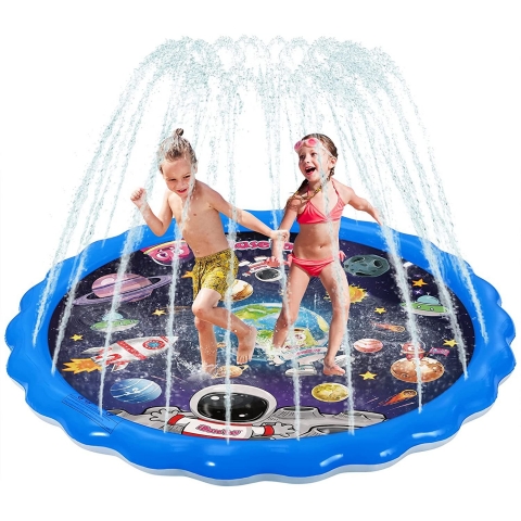 iBaseToy Sprinkler ime ocuk Su Oyun Mat (170cm)(Uzay)