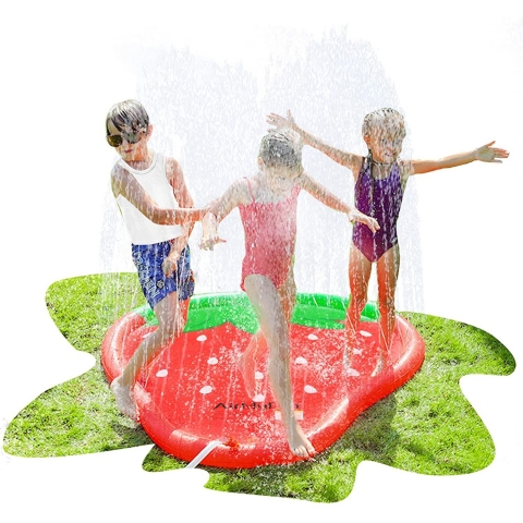 AirMyFun Sprinkler ocuk Su Oyun Mat (ilek)(170cm)