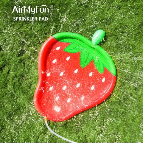 AirMyFun Sprinkler ocuk Su Oyun Mat (ilek)(170cm)