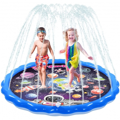 iBaseToy Sprinkler ocuk Su Oyun Mat (172cm)