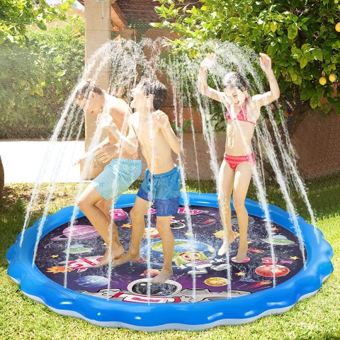 iBaseToy Sprinkler ocuk Su Oyun Mat (172cm)