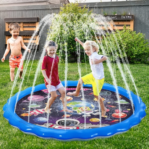 iBaseToy Sprinkler ocuk Su Oyun Mat (172cm)