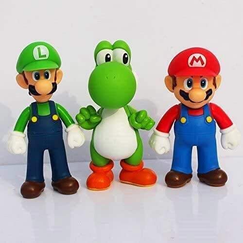 GRIKAI Mario and Luigi Toys Aksiyon Figür(3 parça) 55018