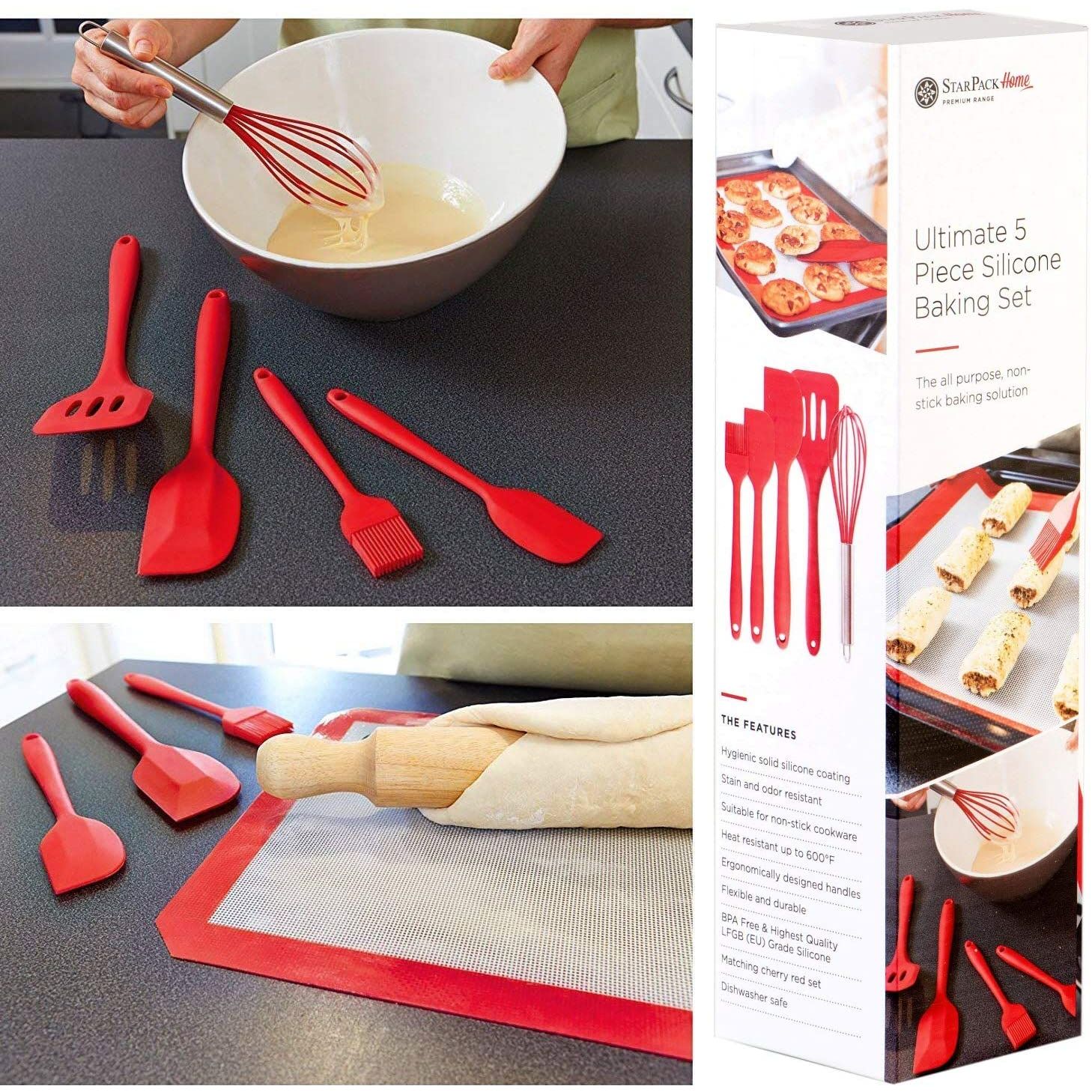  Chef'n Switchit Silicone Spatula (Cherry): Home & Kitchen