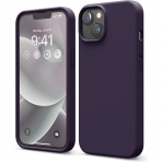 elago iPhone Apple 15 Plus Silikon Klf-Deep Purple