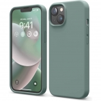 elago iPhone Apple 15 Plus Silikon Klf-Midnight Green