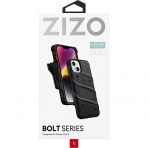 Zizo Bolt Serisi Apple iPhone 15 Klf (MIL-STD-810G)-Blue/Black