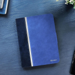 KingBlanc Deri iPad Pro M4 Klf (13 in)-Navy Blue