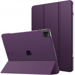 MoKo Kalem Blmeli iPad Pro M4 Klf (11 in)-Dark Purple