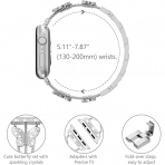 NewWays Apple Watch elik Kay (42/44/45/49mm)-Silver 