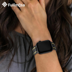 Fullmosa Apple Watch 9/8/7 Kay (42/44/45mm)-Black And Gold