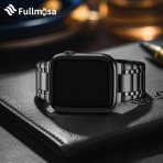 Fullmosa Apple Watch 9/8/7 Kay (42/44/45mm)-Black