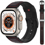 Fullmosa Apple Watch Deri Kay (41/40/38mm)-Midnight Black 